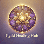 Reiki Healing Hub logo – Remote Energy Healing and Spiritual Wellness Services
