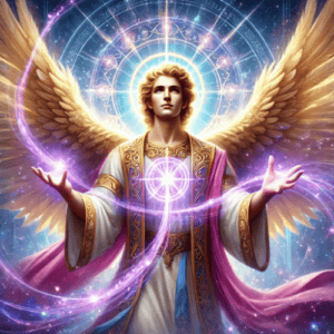 Archangel Michael’s Divine Light energy healing symbolizing protection, spiritual guidance, and transformation through celestial light.